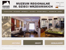 Tablet Screenshot of muzeum.wrzesnia.pl